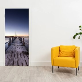 Fototapeta na dvere - Na móle (95x205cm)