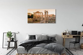 Obraz na akrylátovom skle Rím roman forum svitania 125x50 cm