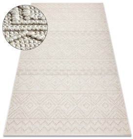 Koberec JERSEY 19234 krémový, kosoštvorce BOHO