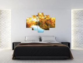 Obraz - Jesenný strom (150x105 cm)