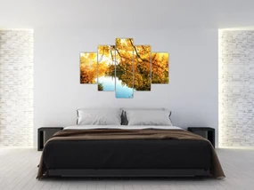 Obraz - Jesenný strom (150x105 cm)
