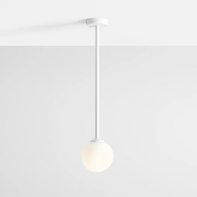 PINNE WHITE | Jednoduchá stropná lampa v bielom prevedení Veľkosť: M