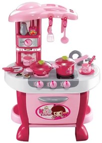 BABY MIX Veľká detská kuchynka s dotykovým senzorom Baby Mix + príslušenstvo
