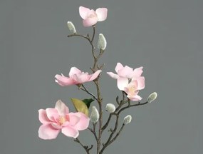 Umelá kvetina Magnólia 64 cm, ružová%