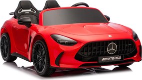 LEAN CARS Autobatéria Mercedes GT63 AMG DK-GT63 24V LCD červená