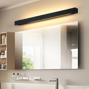 Brilagi-LED Kúpeľňové osvetlenie zrkadla AQUA LINE LED/18W/230V 60 cm IP44 čierna