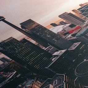 Obraz - Výhľad na centrum mesta (150x105 cm)