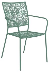 Butlers NANCY Záhradná stolička s opierkami - šalviová