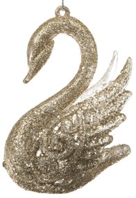 Plastová vianočná ozdoba 10 cm Swan – Dakls