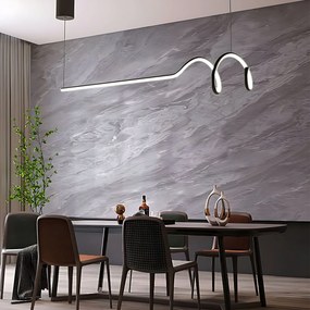 Toolight Toolight, LED závesné svietidlo 120cm, 36W, 3000K, LHJ030-CP, čierna, OSW-50013