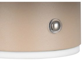 Béžové LED nástenné svietidlo na USB Davey – Trio