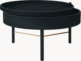 Okrúhly pomocný stolík's úložným priestorom Turning Table