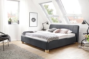 Čalúnená posteľ s priestorom Monmarte light grey