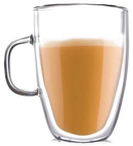 Sada šiestich dvojstenných pohárov Latte long