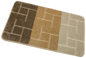 Sada kúpeľňových koberčekov TERAMO béžová / hnedá