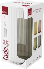 SKLENENÁ VÁZA RONA DECO FADE ONYX 25CM