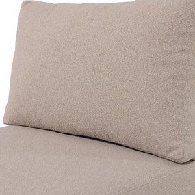 Hnedé kovové/polstrované záhradné kreslo Bear – WOOOD