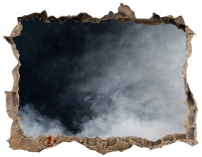 Samolepící díra na stěnu Biely dym nd-k-31357188