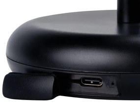 Kanlux 37311 - LED Stmievateľná nabíjacia lampa FLUXY LED/1,7W/1800 mAh IP44 čierna