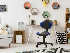 hjh OFFICE Detská otočná stolička KIDDY GTI-2 (sivá/modrá) (100293482)