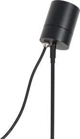 Moderné bodové čierne AR70 nastaviteľné IP44 - Solo