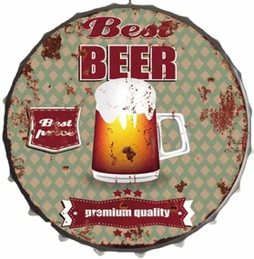 Ceduľa vrchnák Best Beer