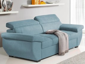 Trojsedák Speedway,  azúrovo modrá látka