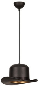 Čierne závesné svietidlo s kovovým tienidlom ø 30 cm Sivani – Opviq lights