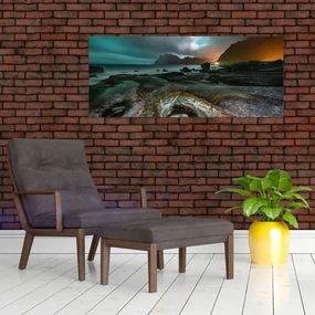 Obraz - Nočná scéna (120x50 cm)