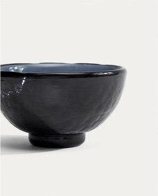 Modrá sklenená miska Sileia – Kave Home