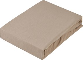 XXXLutz NAPÍN. PLACHTA NA TOPPER, džersej, taupe, 140/220 cm Novel - Obliečky & plachty - 004550010502