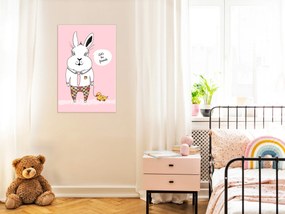 Artgeist Obraz - Rabbit's Friend (1 Part) Vertical Veľkosť: 20x30, Verzia: Na talianskom plátne