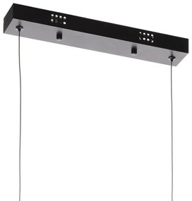 ONLI - LED Luster na lanku ONDA LED/30W/230V 4000K čierna