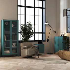 Nočný stolík MIA, 424 x 595 x 400 mm, Modern: morská farba