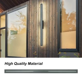 Brilagi - LED Vonkajšie nástenné svietidlo LINEO LED/24W/230V 3000K IP65 antracit