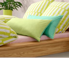 Obliečky na vankúš z renforcé, 2 ks, žltá a zelená