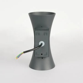 Brilagi - LED vonkajšie nástenné svietidlo BICON LED/10W/230V antracit IP44