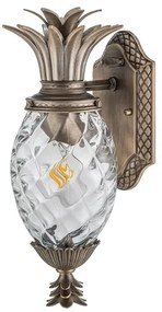 Hinkley HK-PLANTATION-S-BU - Vonk. svietidlo PLANTATION 1xE27/40W/230V IP44 bronz