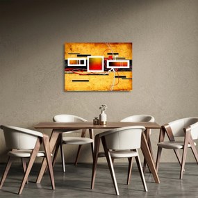 Sklenený obraz - Abstrakcia (70x50 cm)