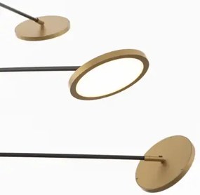 Rustikálny luster Scope 6 zlatá