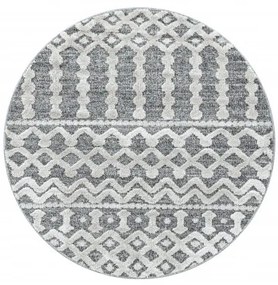 Ayyildiz koberce Kusový koberec Pisa 4710 Grey kruh - 80x80 (priemer) kruh cm