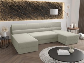 Rohová sedacia súprava U Radiant U1 (smotanová). Akcia -20%. Vlastná spoľahlivá doprava až k Vám domov. 1057511