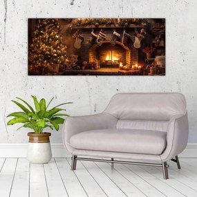 Obraz - Vianočná atmosféra (120x50 cm)