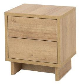 Nočný stolík Nustretta N09 (dub riviera). Akcia -17%. Vlastná spoľahlivá doprava až k Vám domov. 1123946