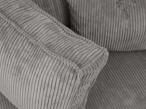 Svetlá sivá sedacia súprava do U SMART COSARO 295x140 cm