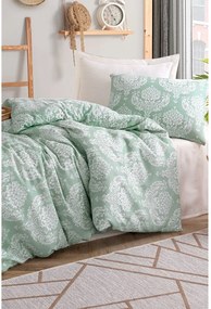 Zelené obliečky na jednolôžko 140x200 cm Post – Mijolnir