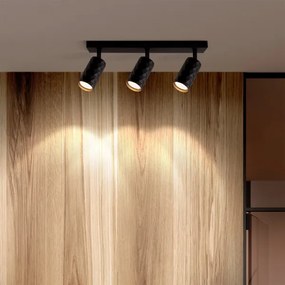 Brilagi - Bodové svietidlo SELE DIAMANT 3xGU10/30W/230V čierne