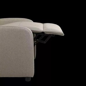 LuxuryForm DESIGN Televízne kreslo RUFO s polohovaním - béžové