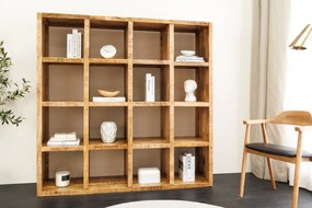 Polica IRON CRAFT 160 × 156 cm Mango Natural