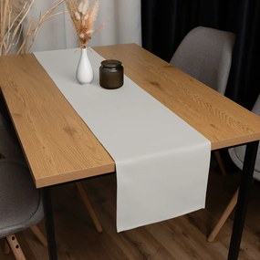 Biante Dekoračný behúň na stôl BKU-101 Svetlo sivý 45x140 cm